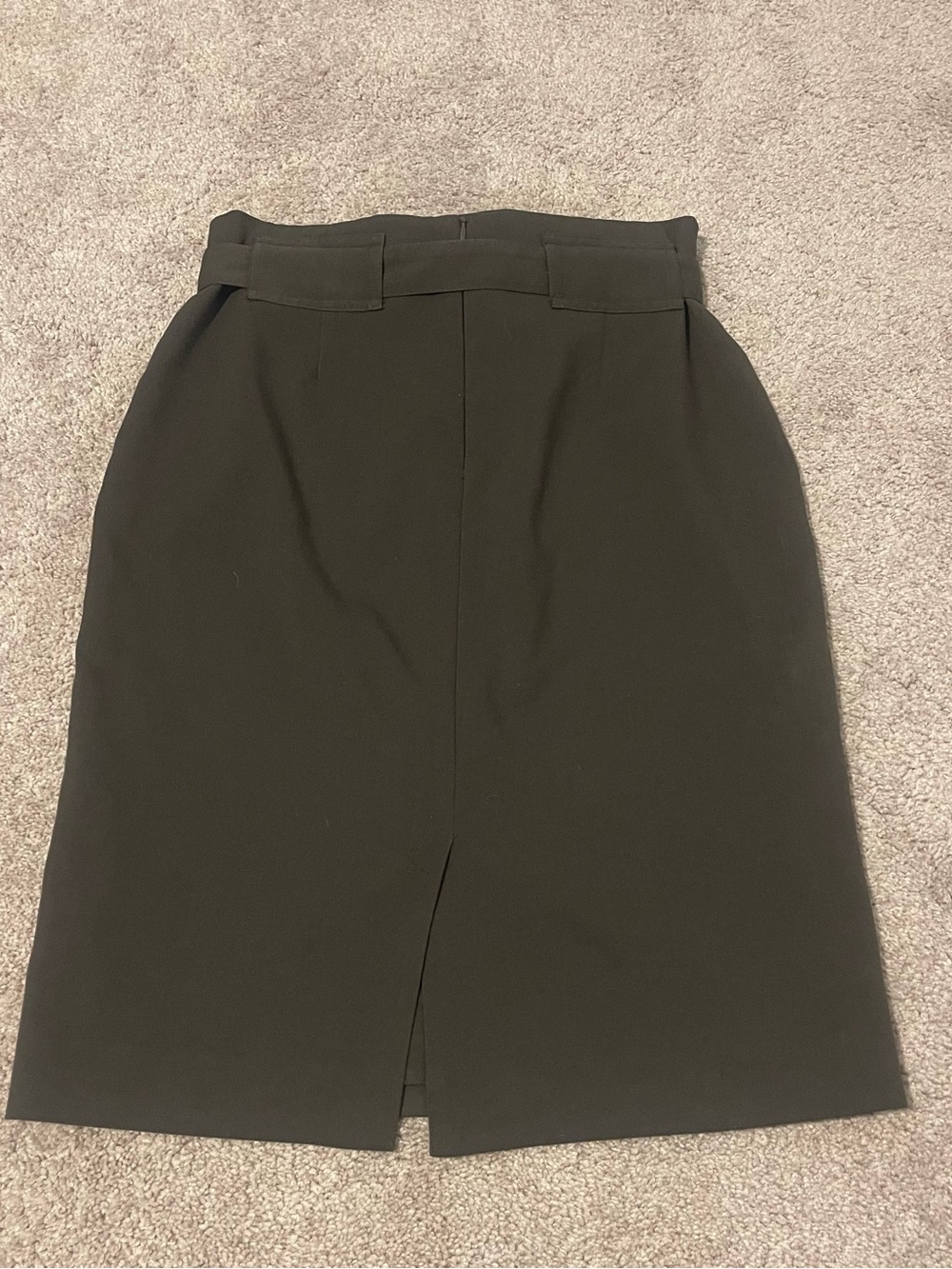 Banana Republic Olive Tie-Waist Pencil Skirt - Picture 6 of 9